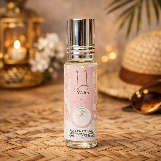 Yara par Lattafa - Parfum Roll-on 10ml (Sans Alcool)
