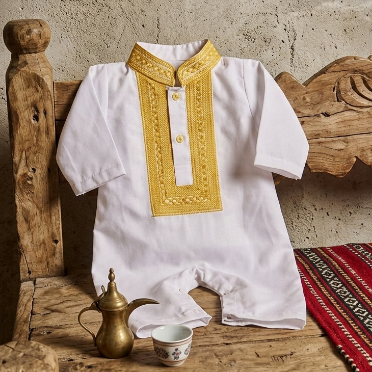Qamis pour bébé qualité premium