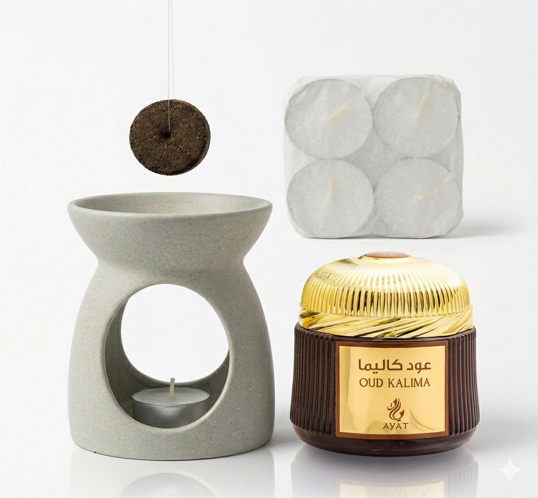 Rituel Encens arabe et son Diffuseur Design
