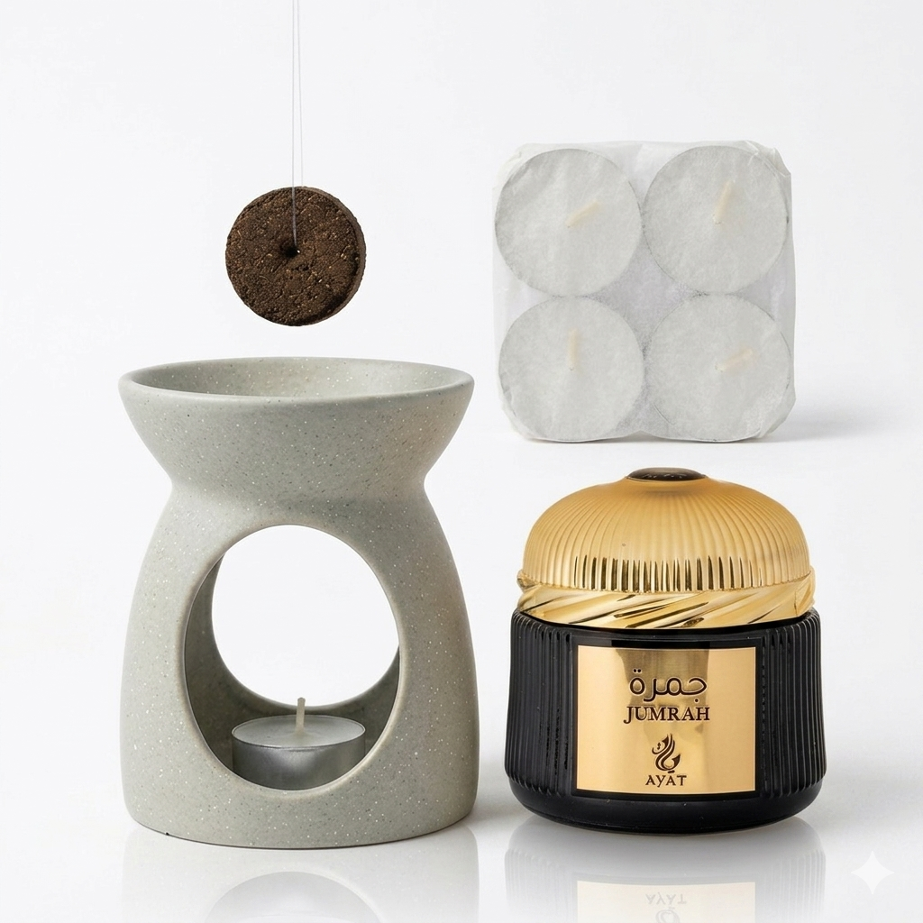 Rituel Encens arabe et son Diffuseur Design