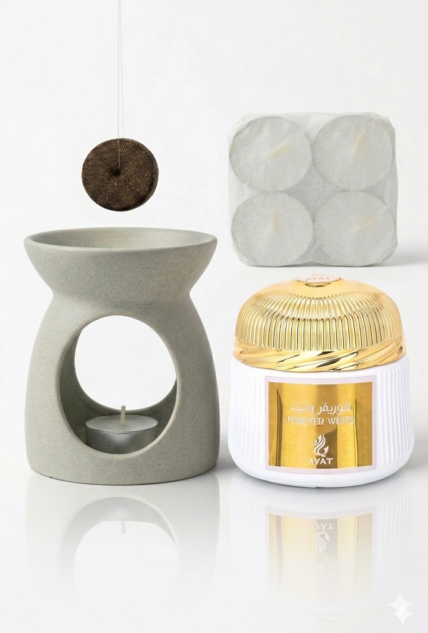 Rituel Encens arabe et son Diffuseur Design