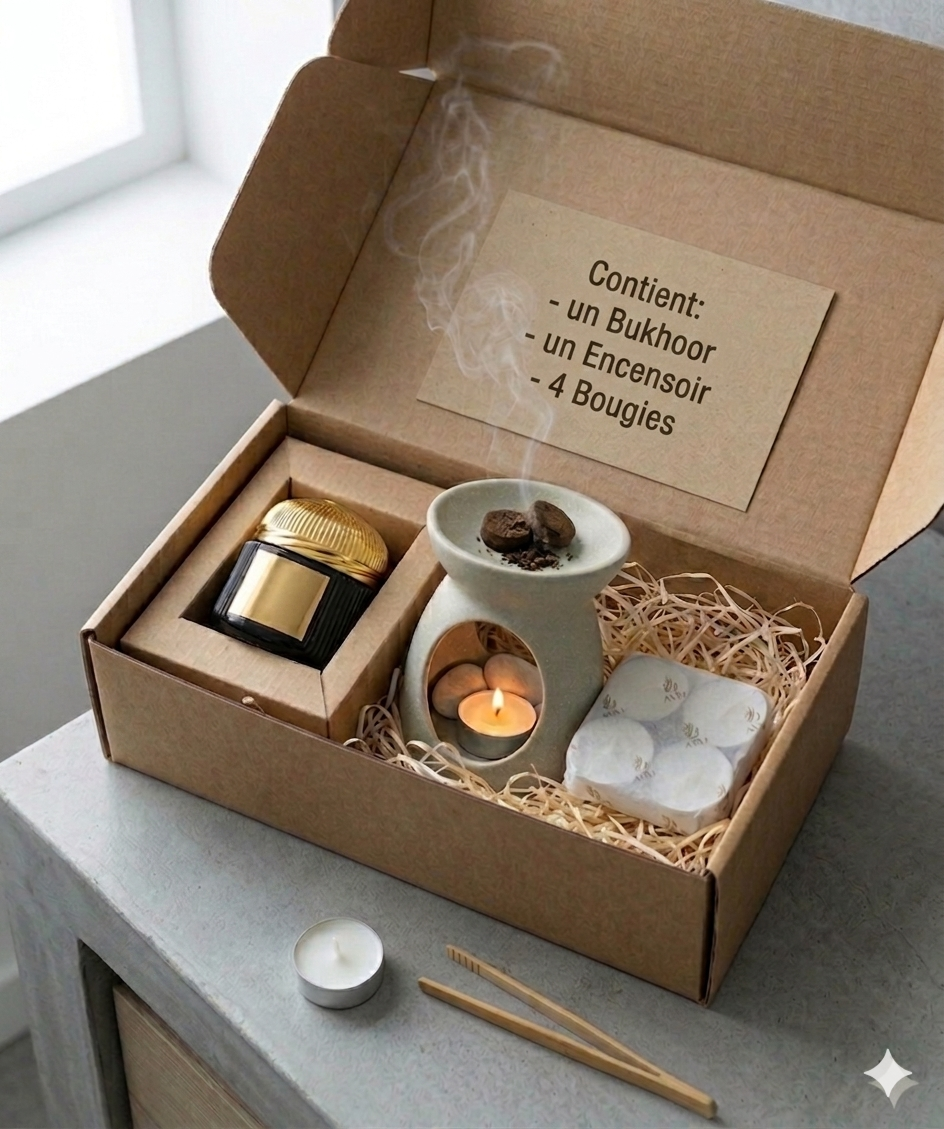 Rituel Encens arabe et son Diffuseur Design