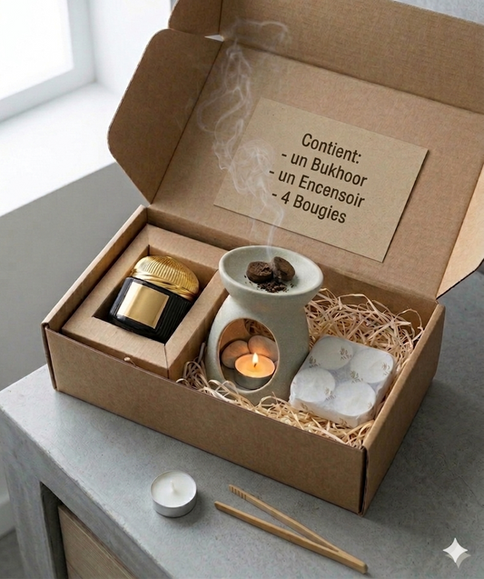 Rituel Encens arabe et son Diffuseur Design