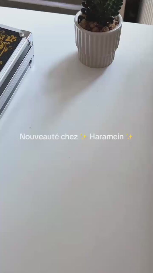 Lecteur de Coran Parlant Numérique Rechargeable avec 25 Récitateurs Multilingues Boîte en Aluminium